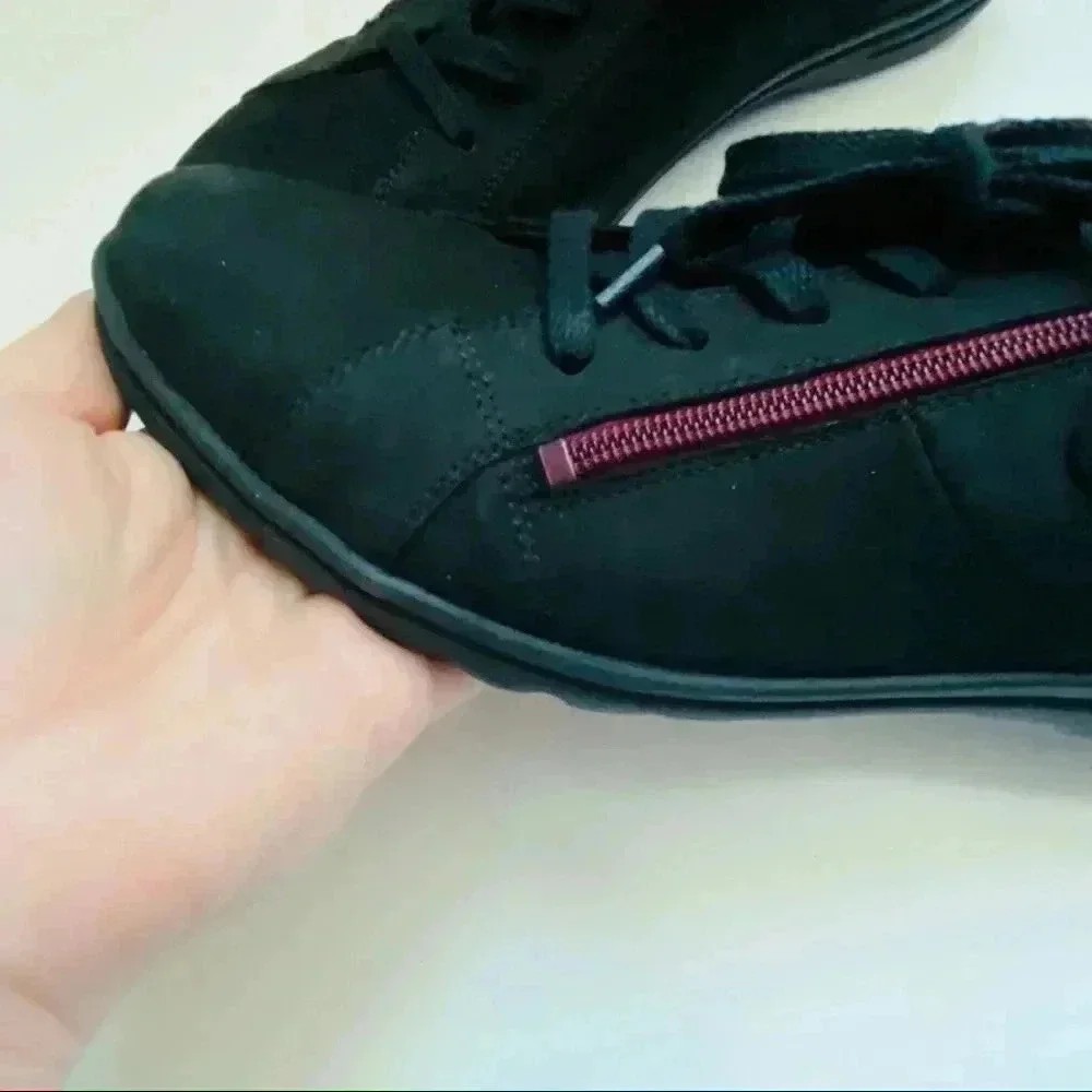 Hartjes XS Women’s Casual Black Suede Shoes